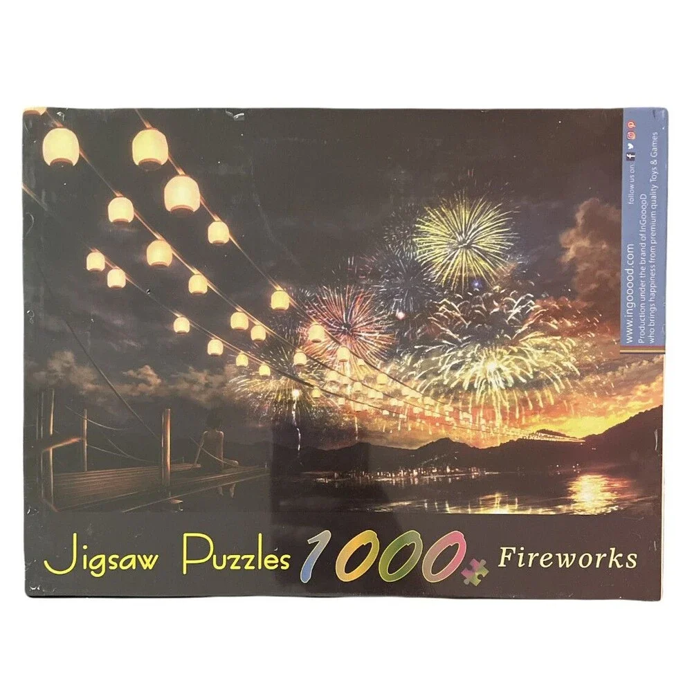 Fireworks Jigsaw Puzzles 1000 Pieces Entertainment Toys for Adult